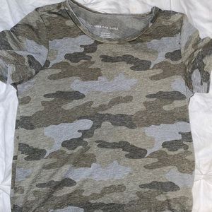 camouflage american eagle shirt